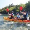 2 person SOT kayak rental at Jurmala Waterski & Wakeboard park