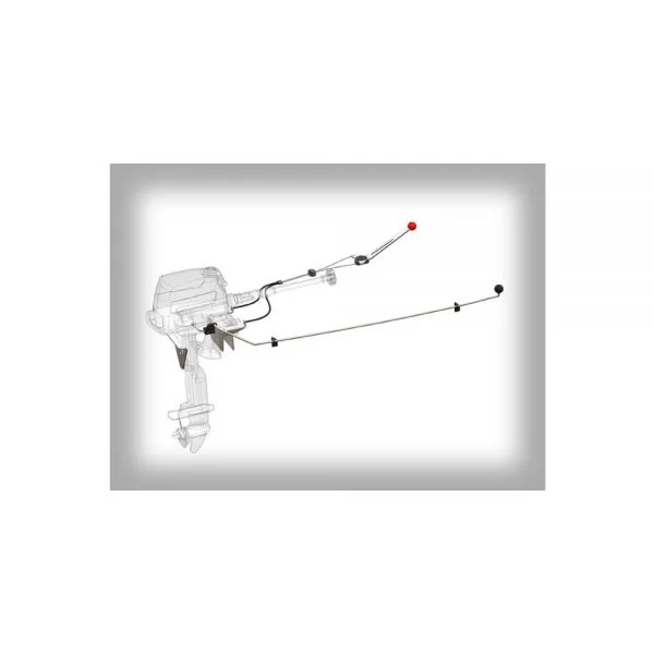 Outboard motor mount kit for JONNY BOAT BASS 100 kayak