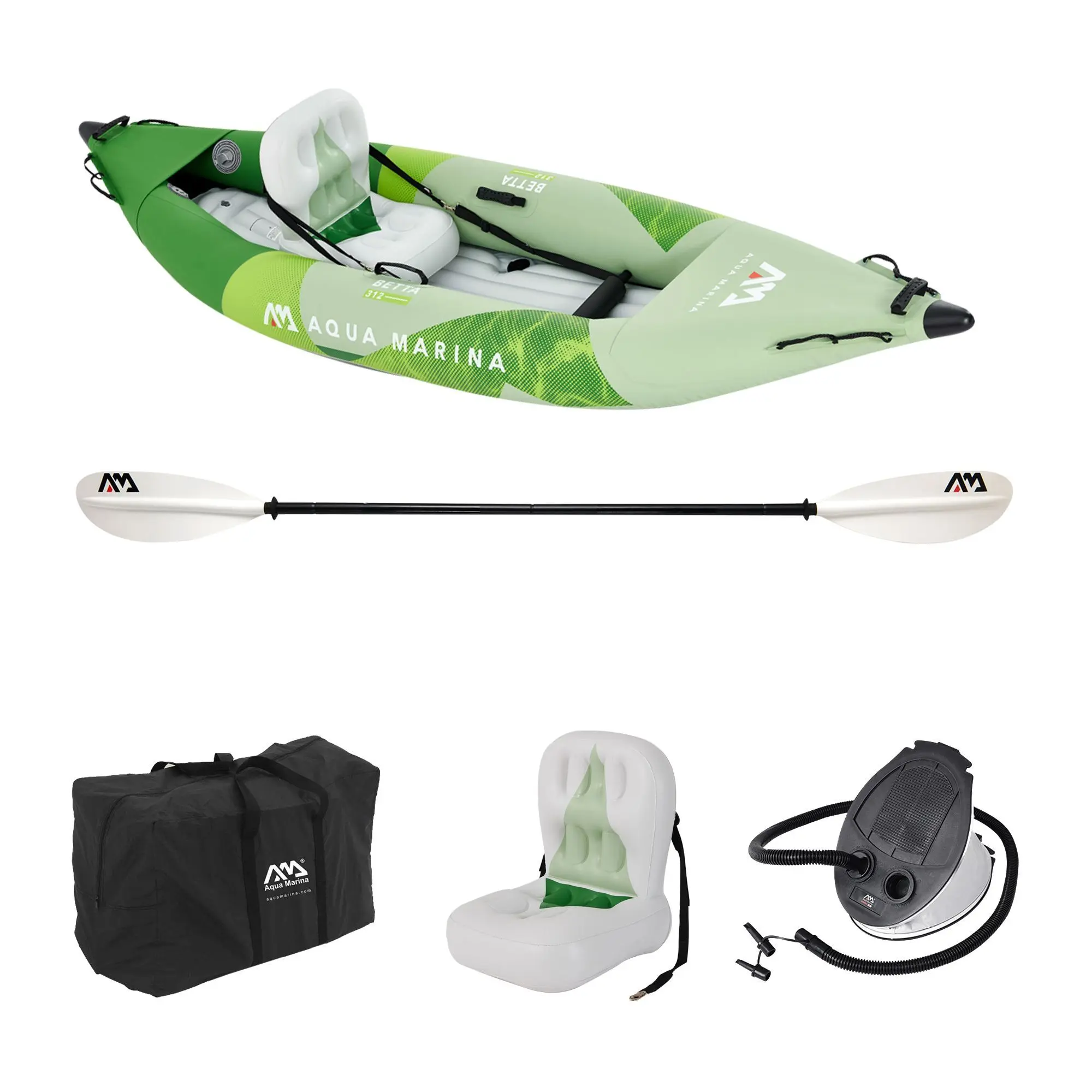 Atpūtas kajaks Aqua Marina Betta 312 — 1 persona