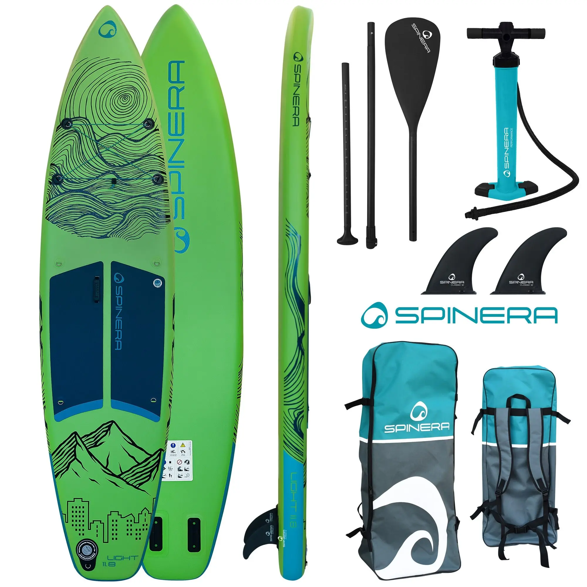 SUP dēlis Spinera Light 11,8 ULT — 360 x 84.5 x 15 cm