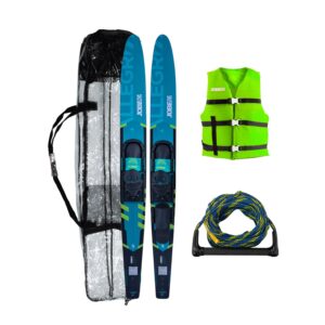 Ūdensslēpes Jobe Allegre Combo Waterskis Package Teal 59 INCH