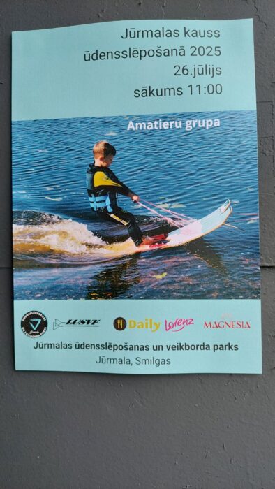 Jūrmalas kausa izcīņa ūdesnsslēpošanā 2025